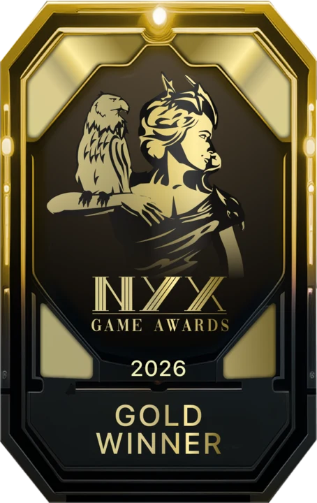 2026 NYX Game Awards Gold Winner badge