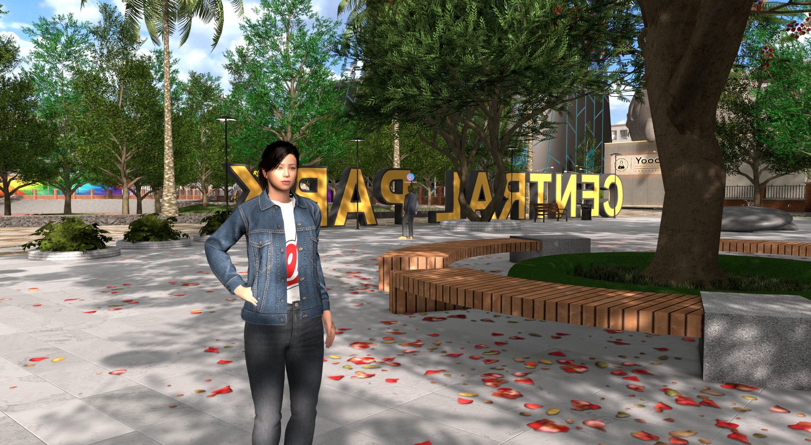A player in Central Park