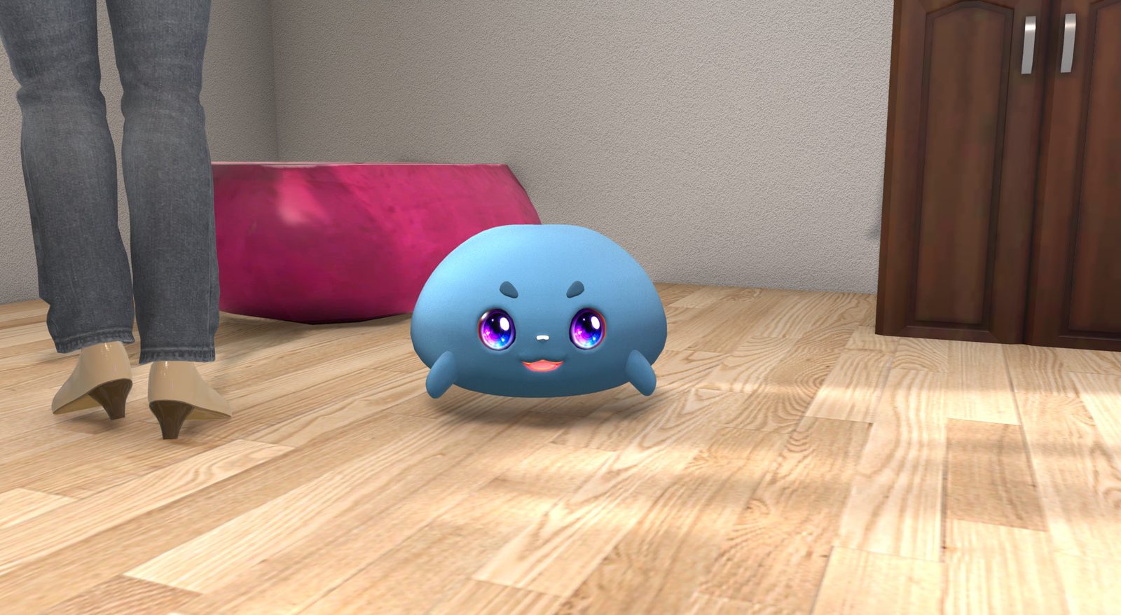 A Yooca Pet on a wooden floor
